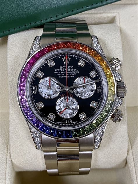 rolex rainbow daytona prezzo|rolex daytona watch price.